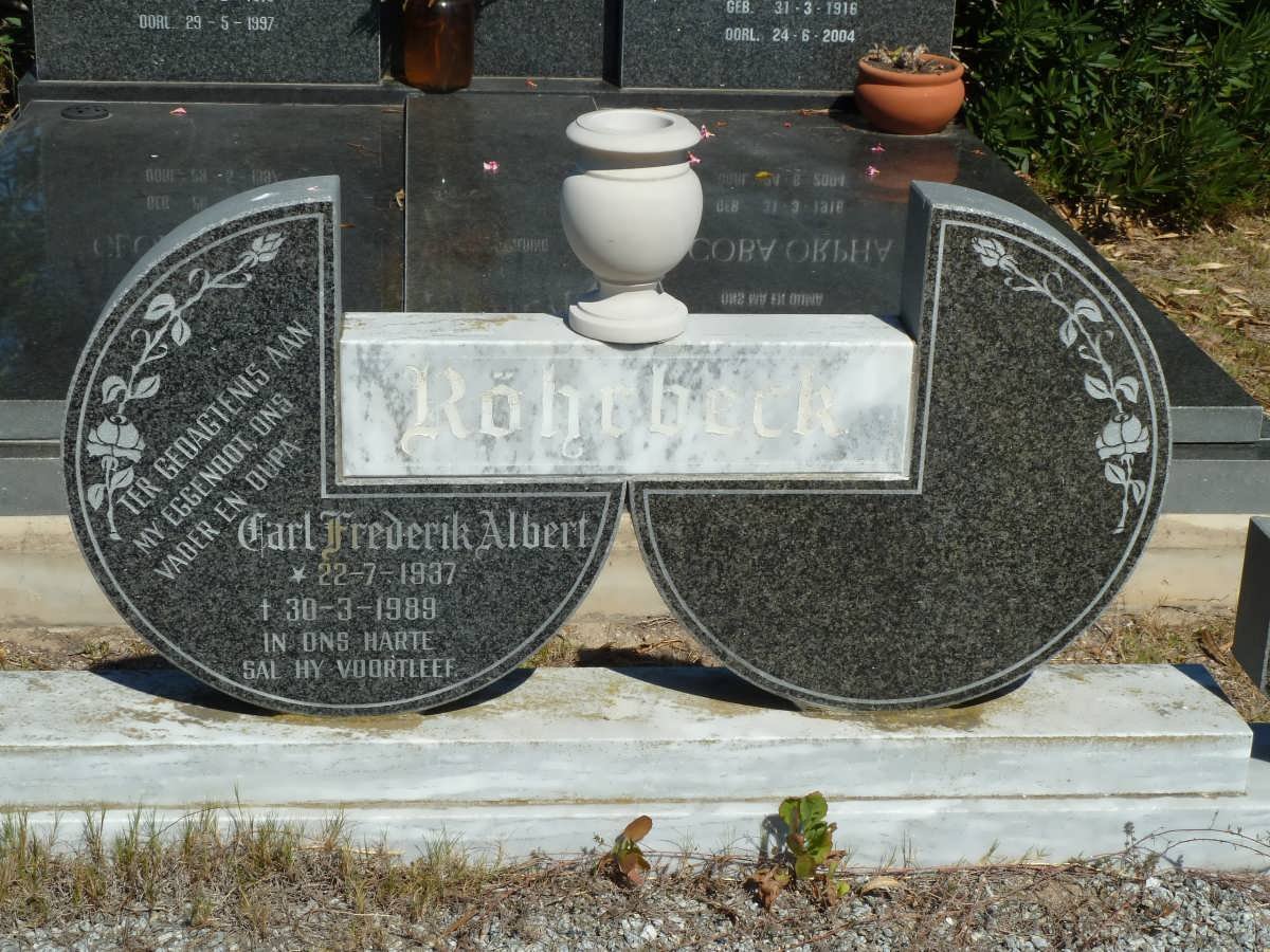 ROHRBECK Carl Frederik Albert 1937-1989