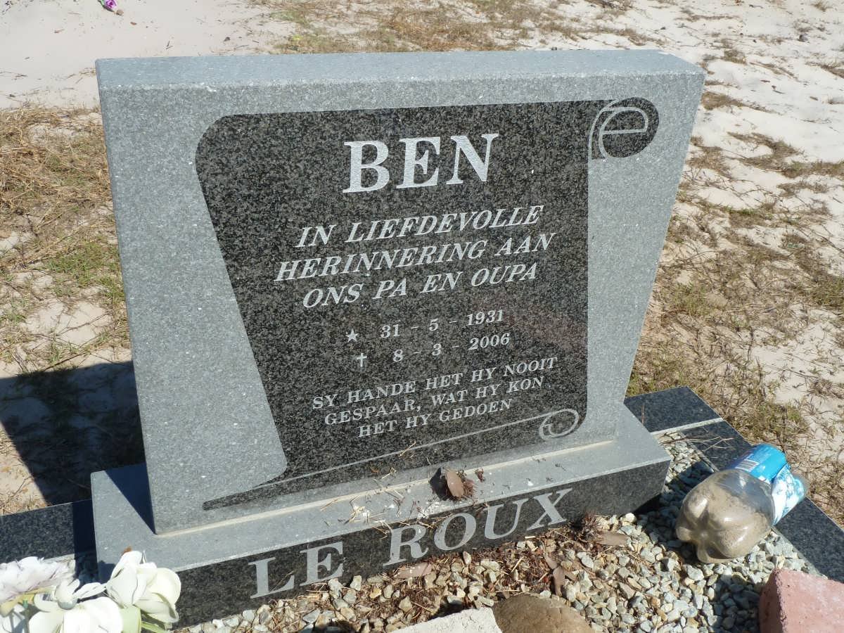 ROUX Ben, le 1931-2006