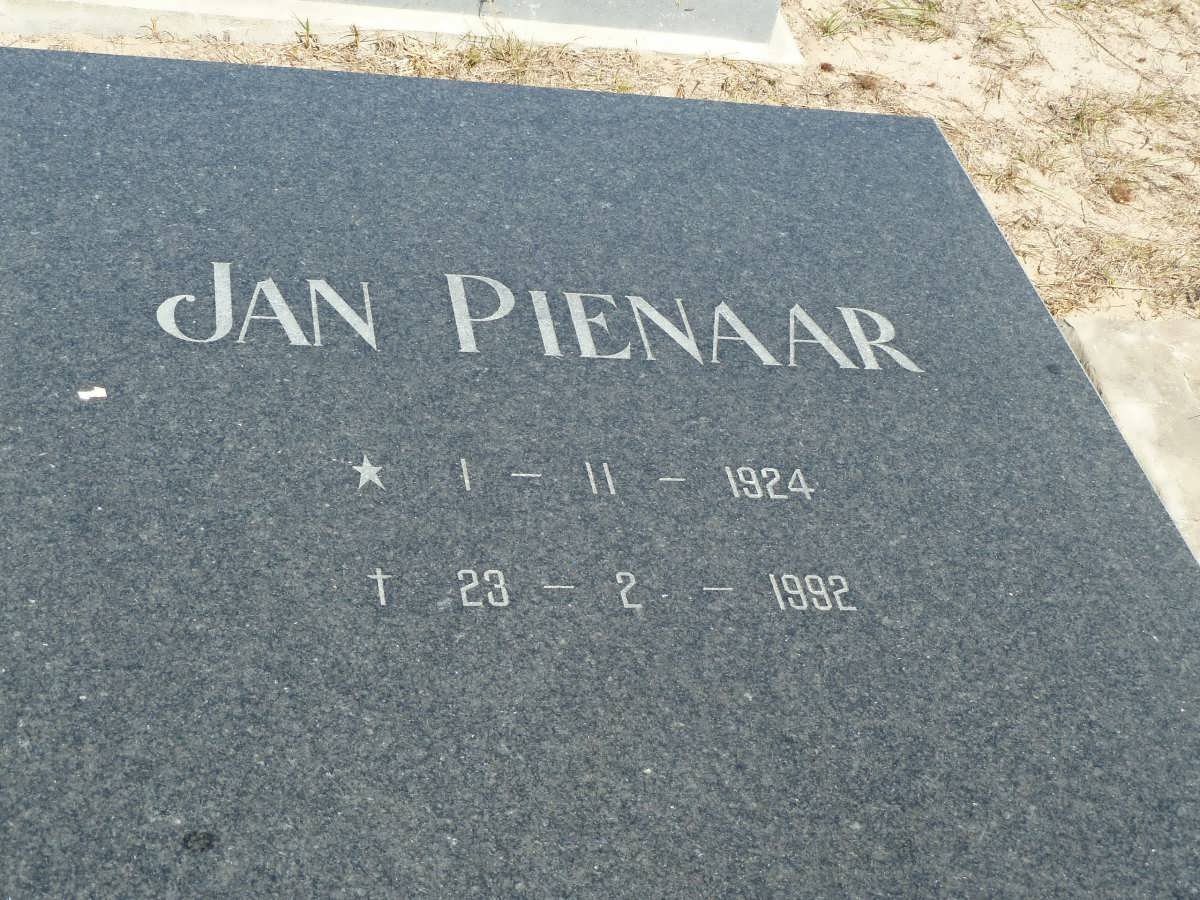 PIENAAR Jan 1924-1992