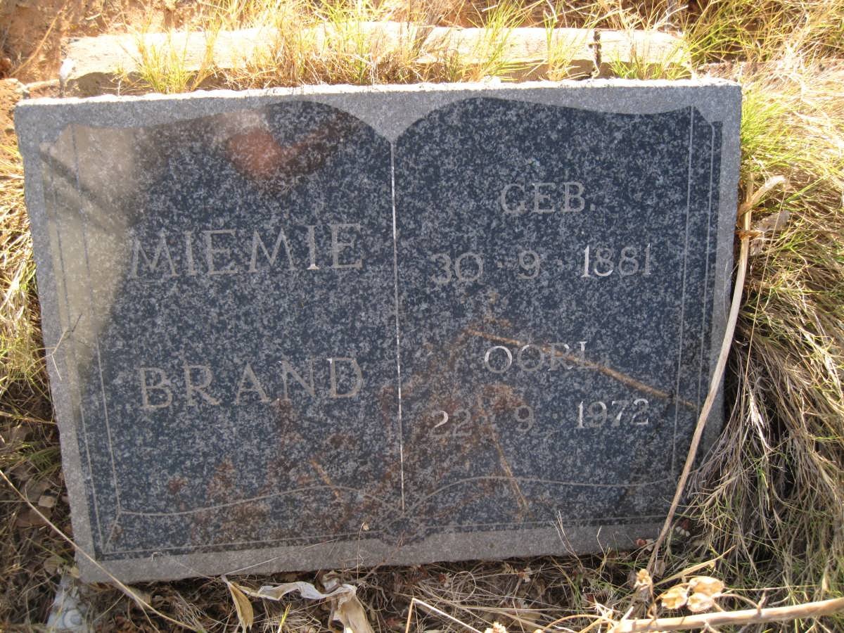 BRAND Miemie 1881-1972