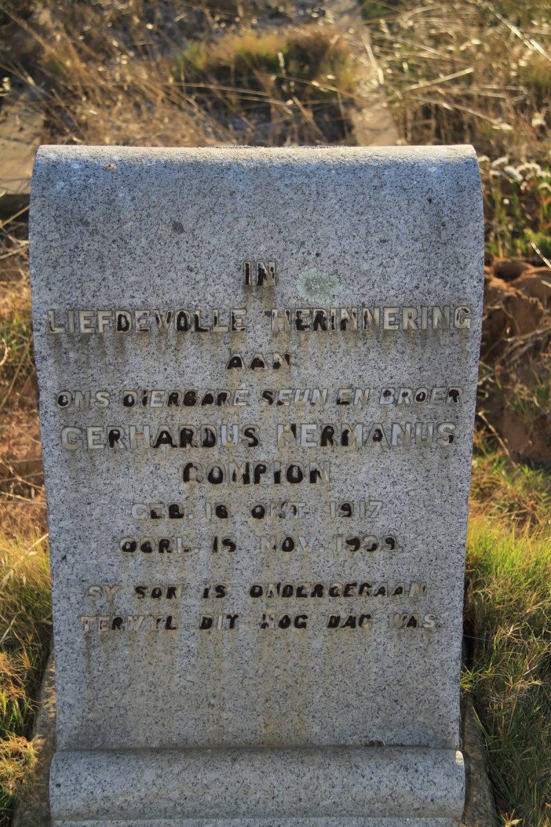 COMPION Gerhardus Hermanus 1917-1939