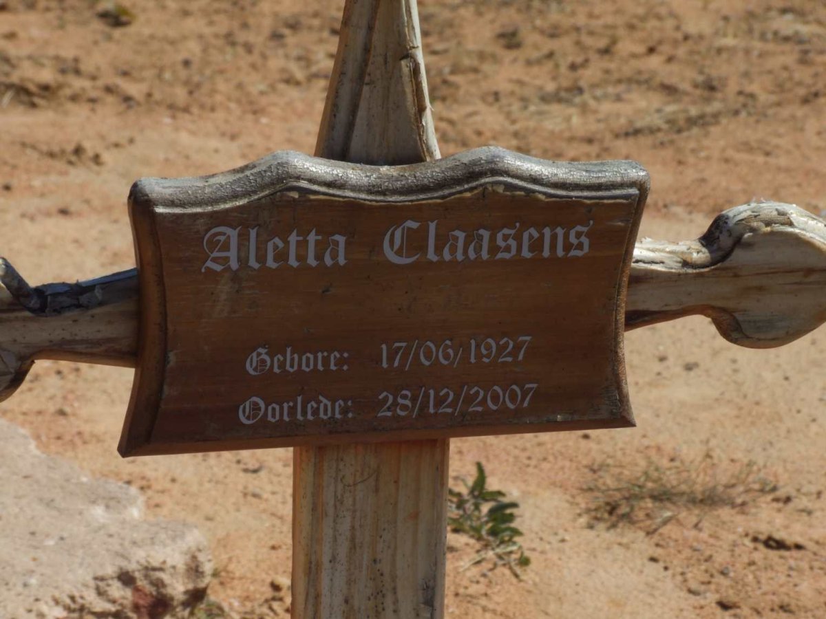 CLAASENS Aletta 1927-2007