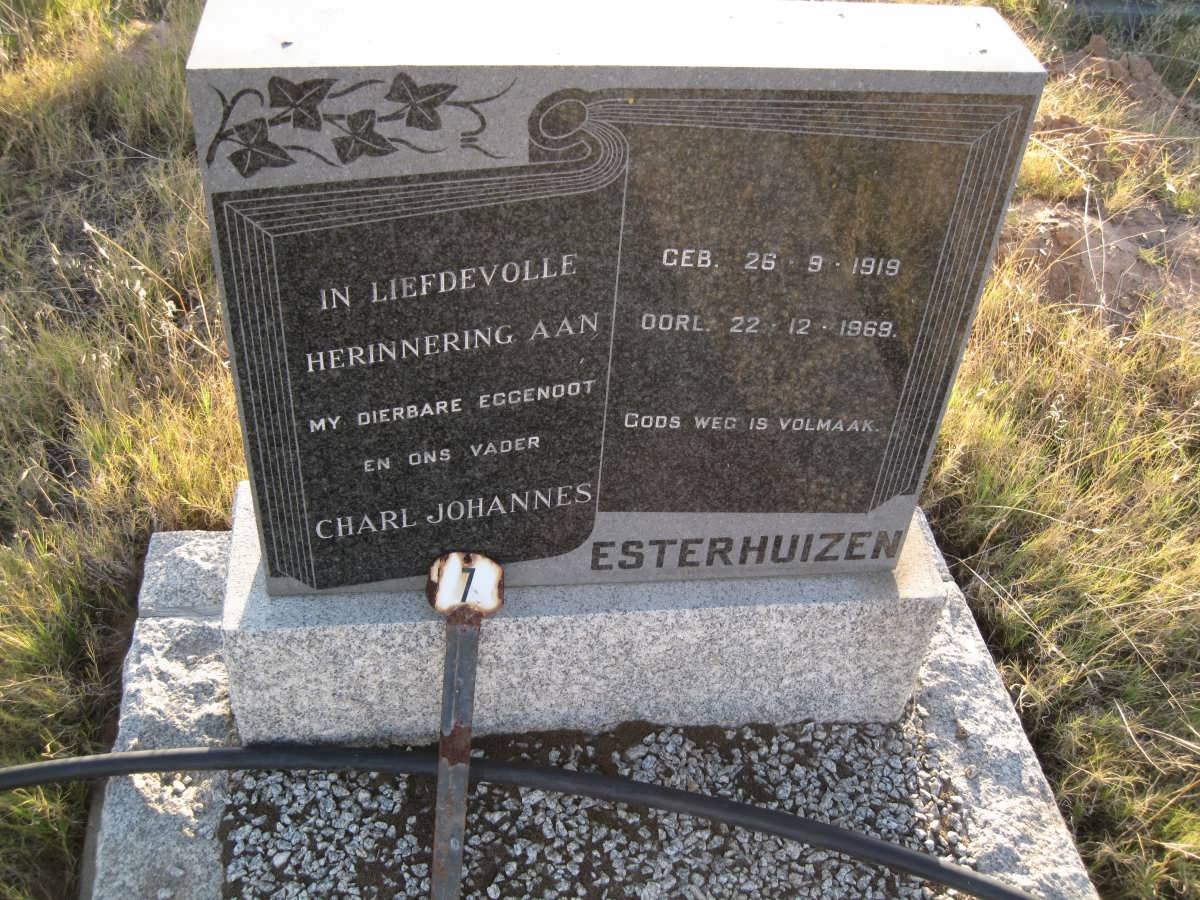 ESTERHUIZEN Charl Johannes 1918-1969