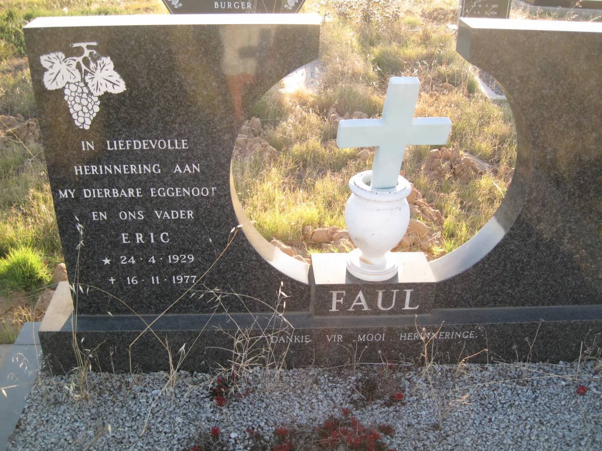 FAUL Eric 1929-1977