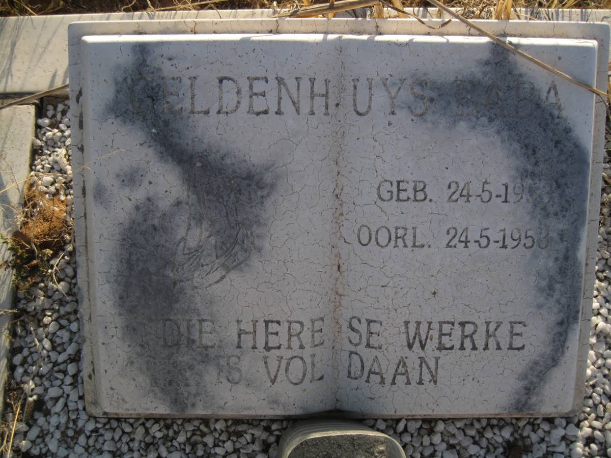 GELDENHUYS Baba 1953-1953