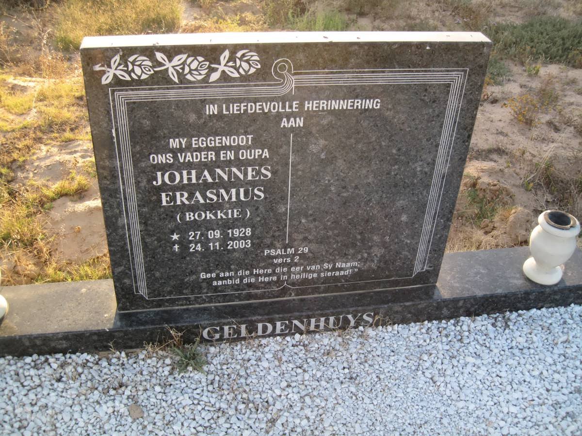 GELDENHUYS Johannes Erasmus 1928-2003