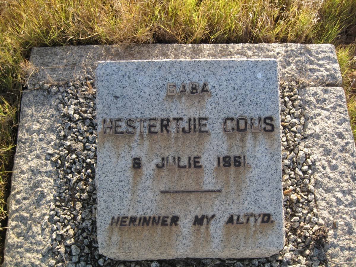 GOUS Hestertjie -1961