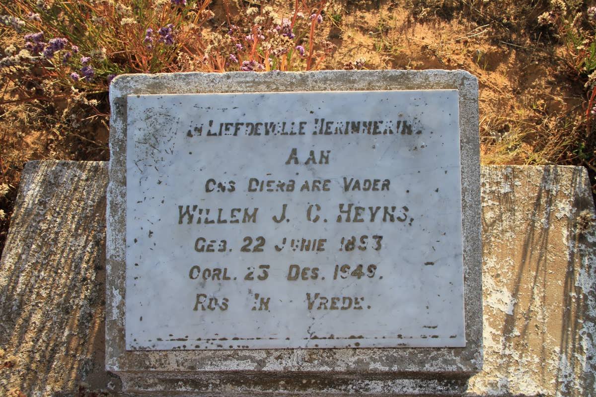 HEYNS Willem J.C. 1893-1949