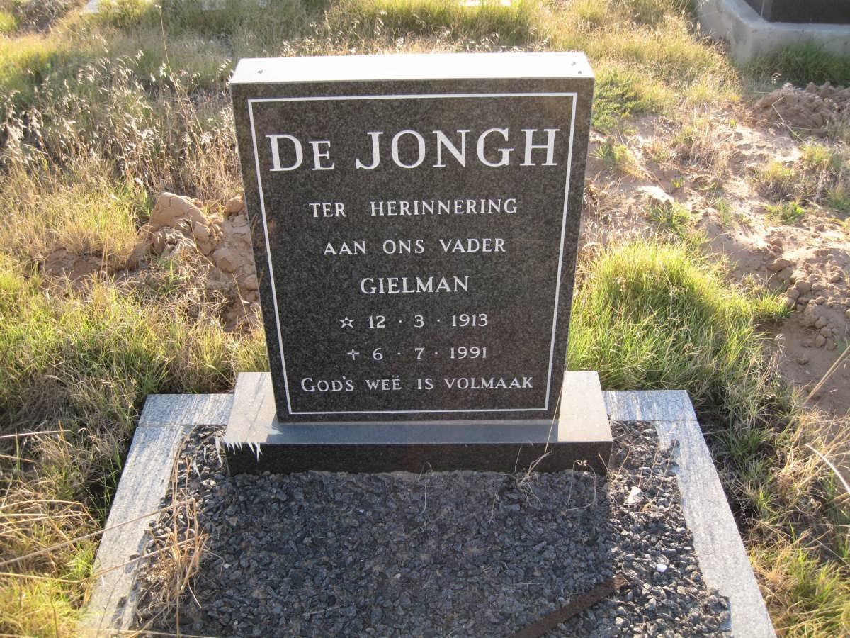 JONGH Gielman, de 1913-1991