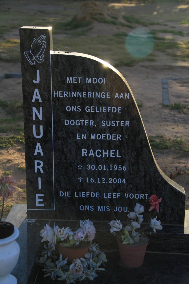 JANUARIE Rachel 1956-2004