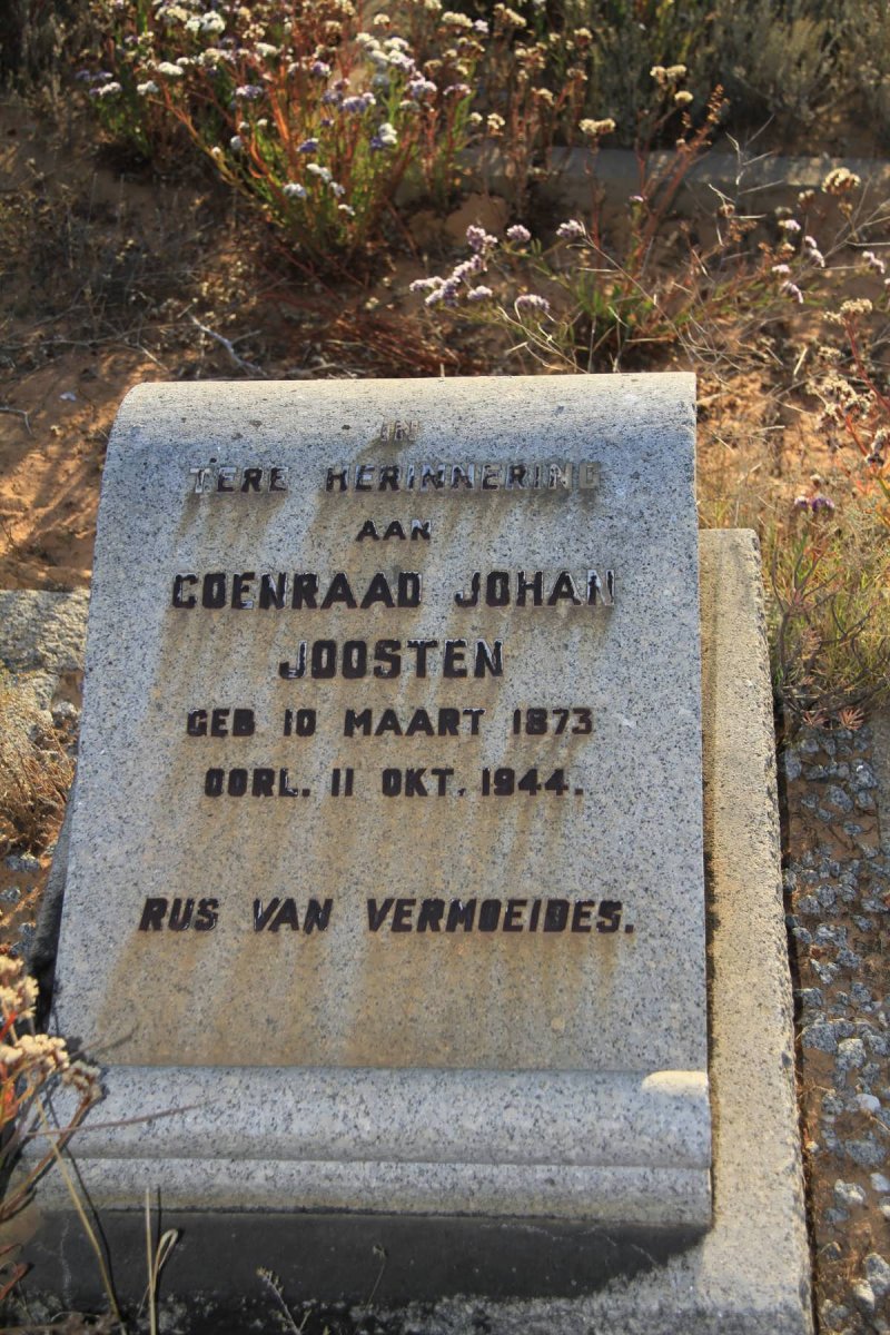 JOOSTEN Coenraad Johan 1873-1944
