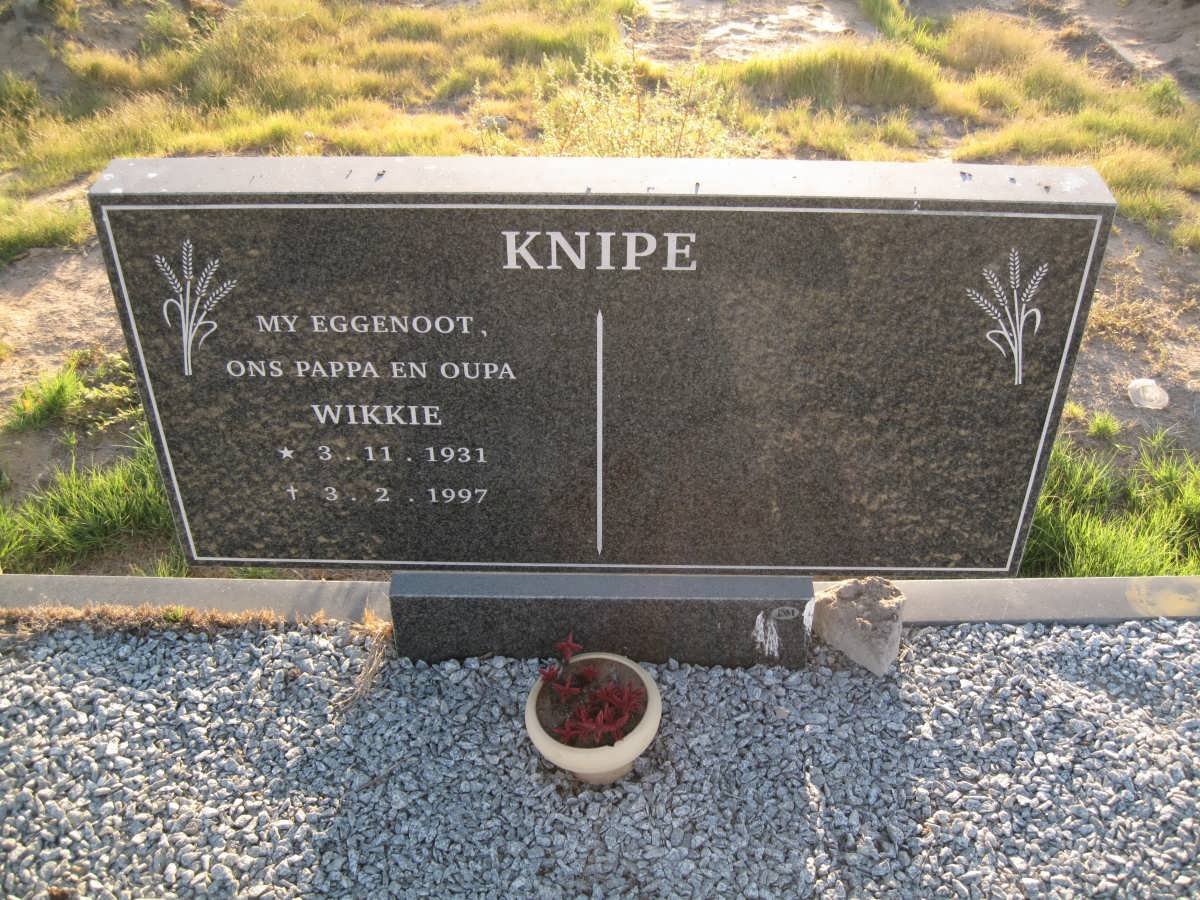 KNIPE Wikkie 1931-1997