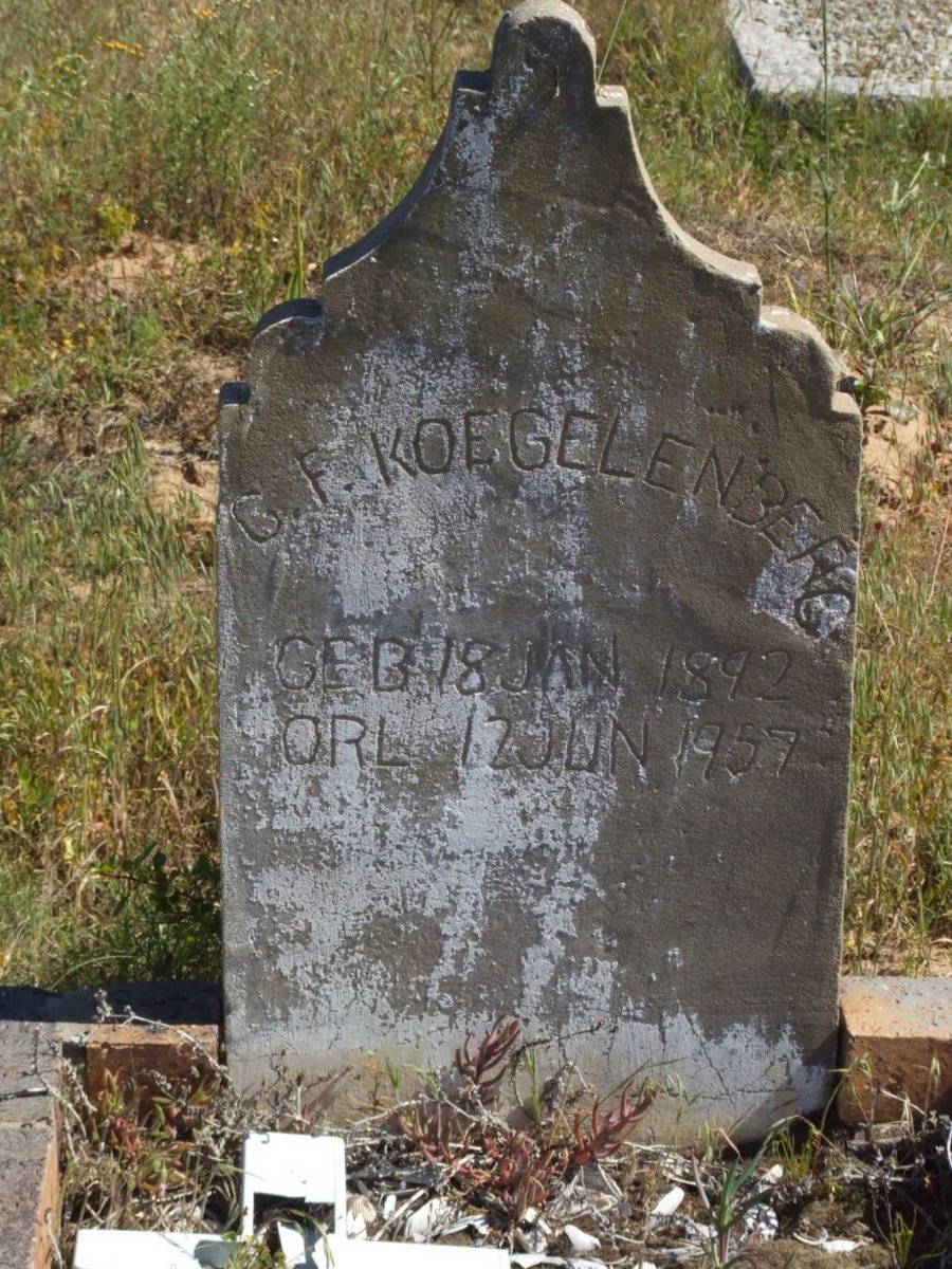 KOEGELENBERG G.F. 1892-1957