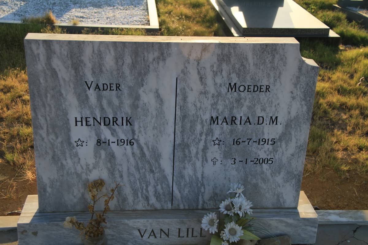 LILL Hendrik, van 1916-  &amp; Maria D.M. 1915-2005