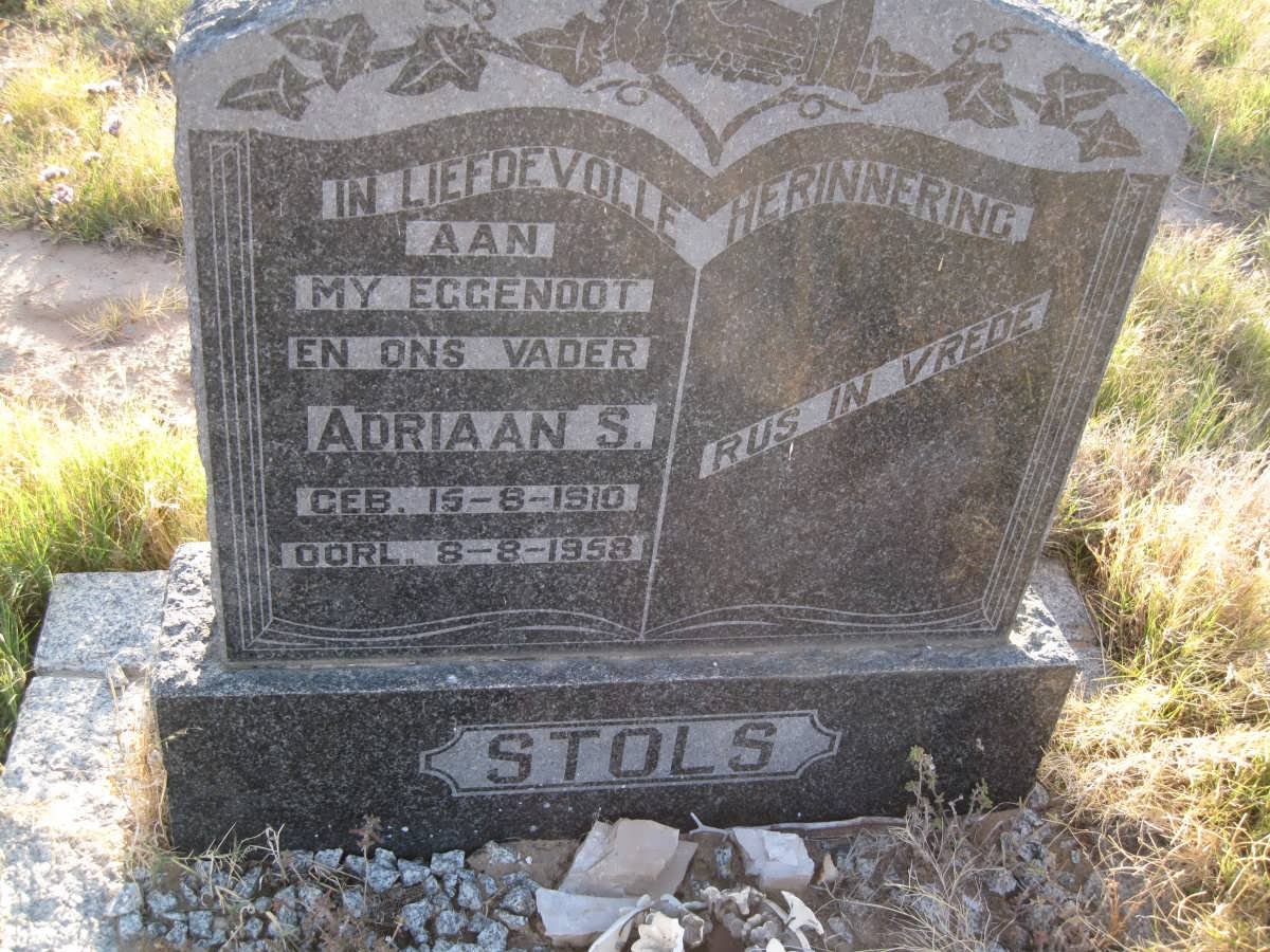STOLS Adriaan S. 1910-1958