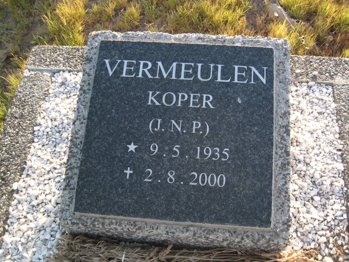 VERMEULEN J.N.P. 1935-2000