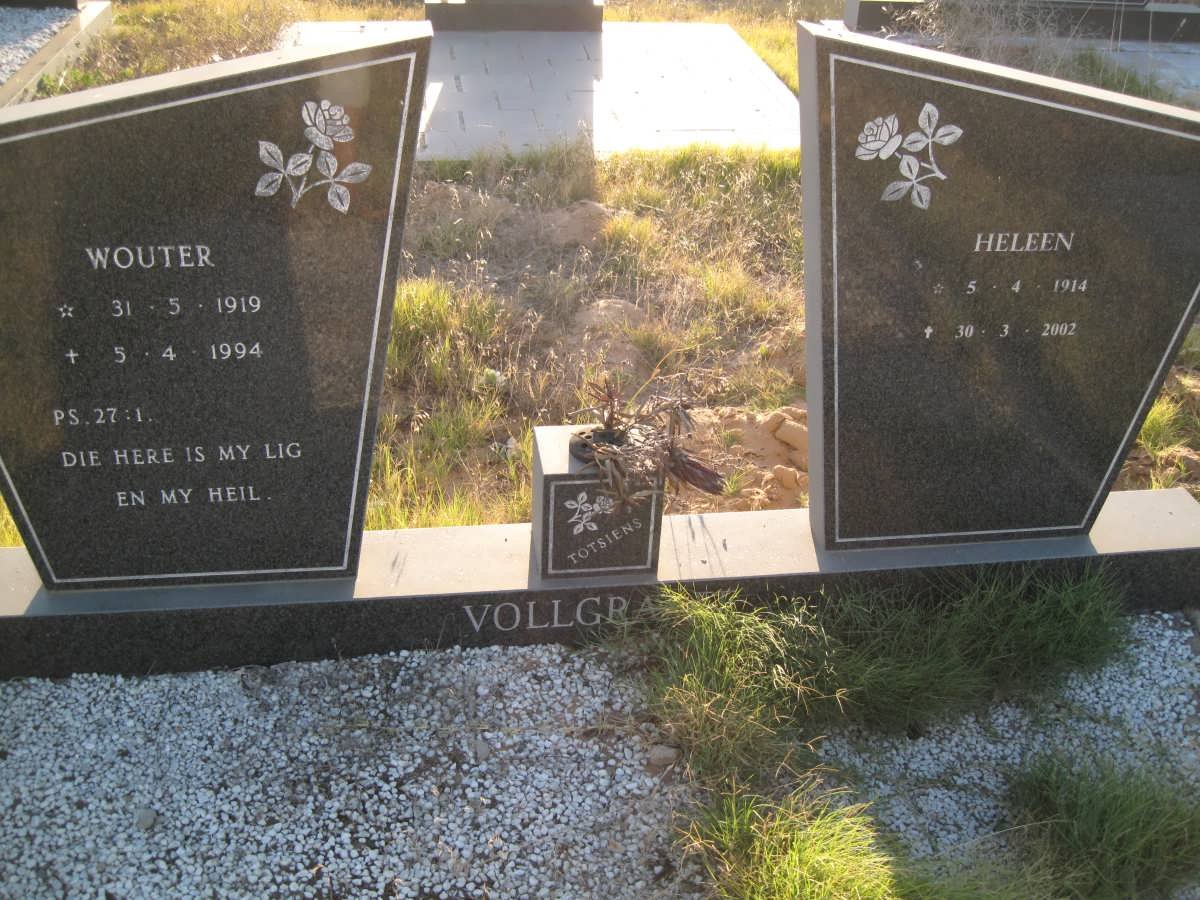VOLLGRAAFF Wouter 1919-1994 &amp; Heleen 1914-2002