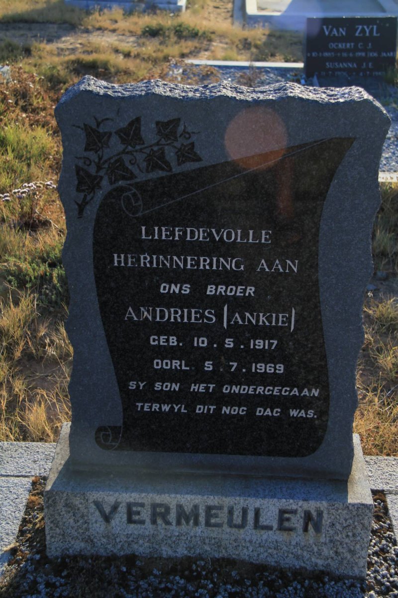 VERMEULEN Andries 1917-1969