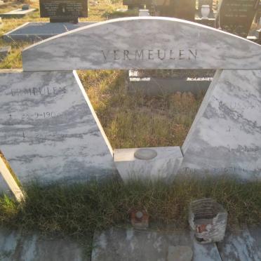 VERMEULEN H.J. 1902-1987 &amp; Susanna S.J. 1913-1982