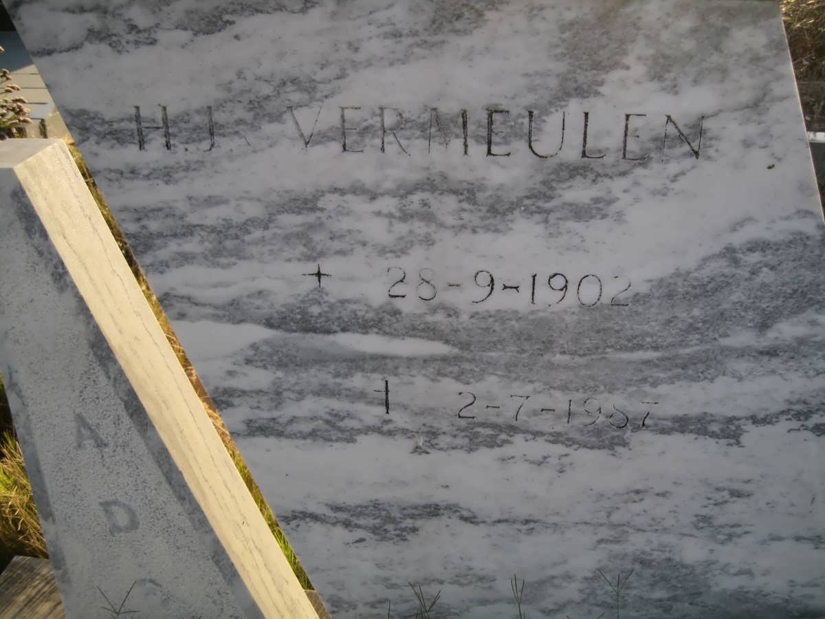 VERMEULEN H.J. 1902-1987