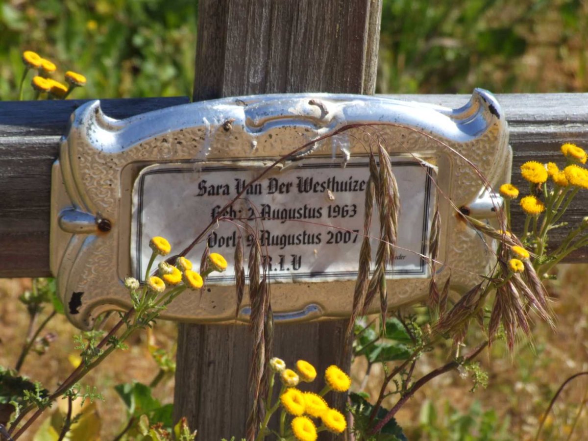 WESTHUIZEN Sara, van der 1963-2007