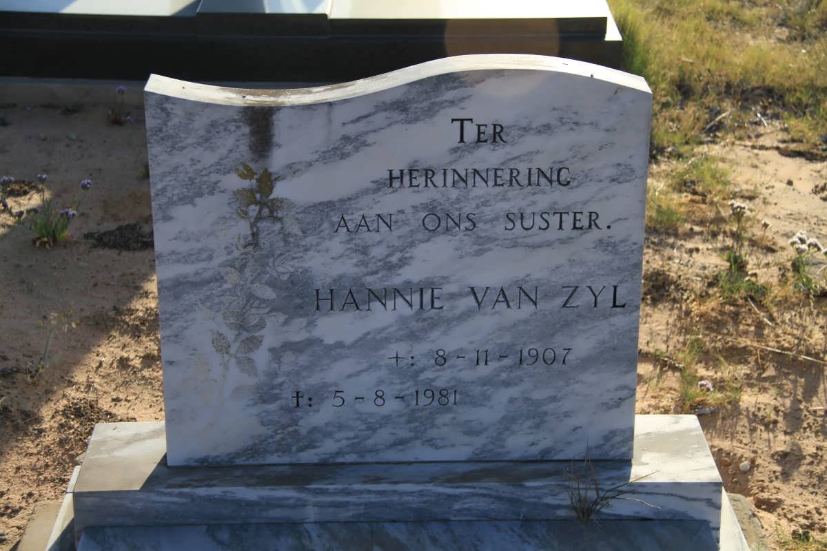 ZYL Hannie, van 1907-1981