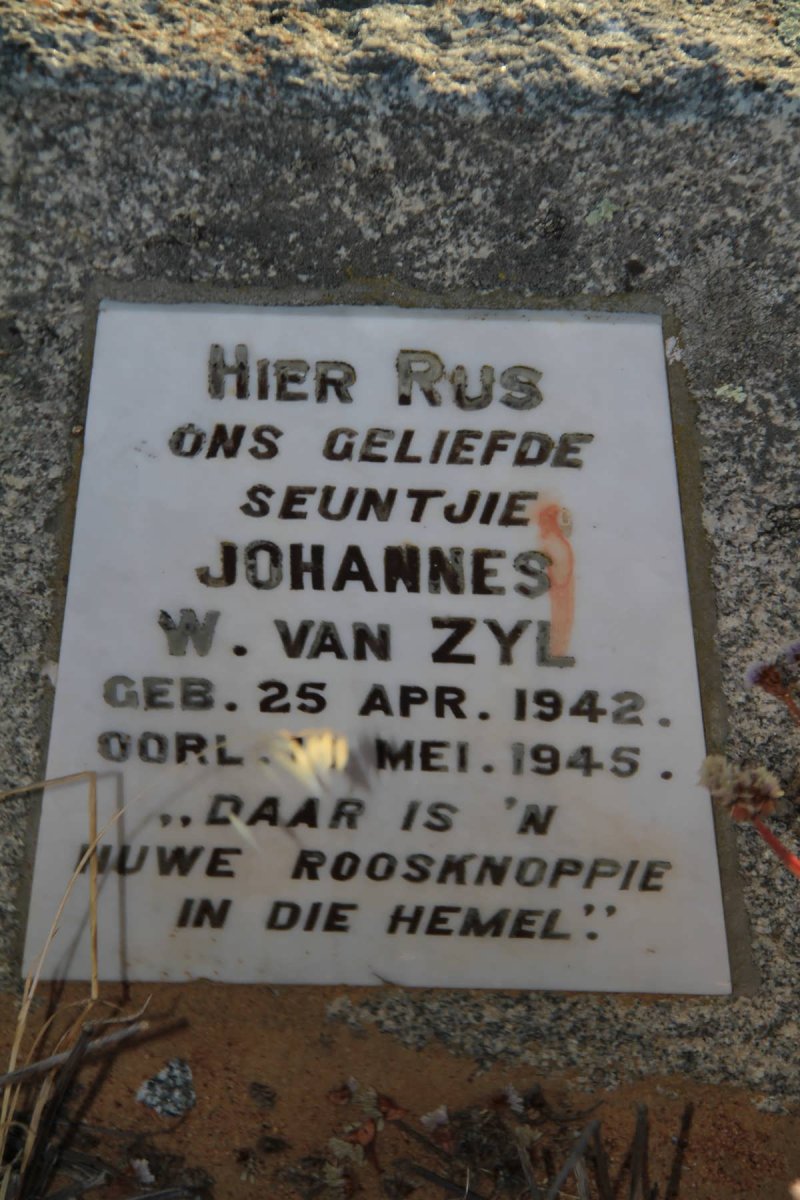 ZYL Johannes W., van 1942-1945