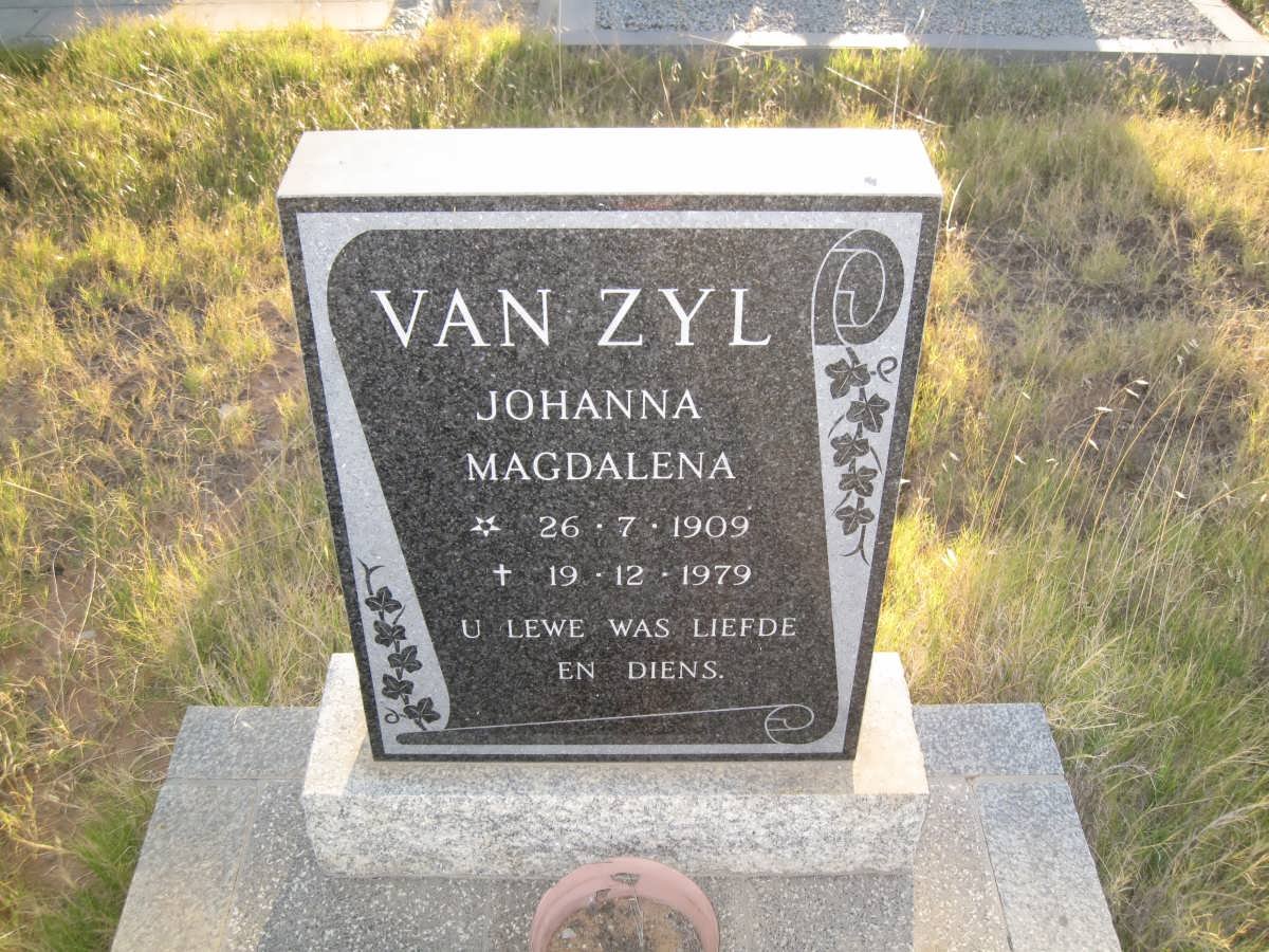 ZYL Johanna Magdalena, van 1909-1979