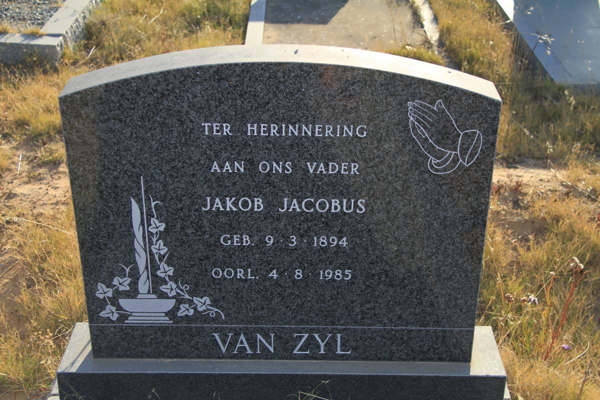 ZYL Jakob Jacobus, van 1894-1985
