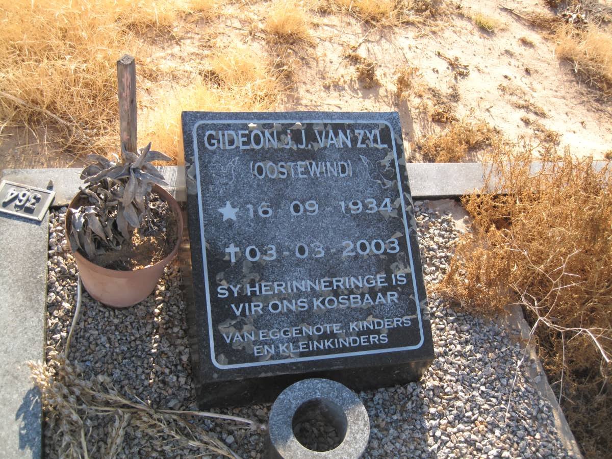 ZYL Gideon J.J., van  1934-2003