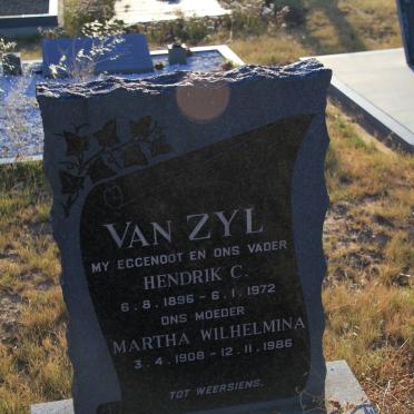 ZYL Hendrik C., van 1896-1972 &amp; Martha Wilhelmina 1908-1986