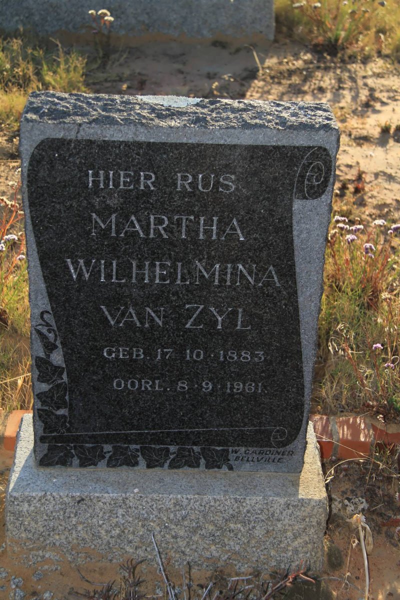 ZYL Martha Wilhelmina, van 1883-1961