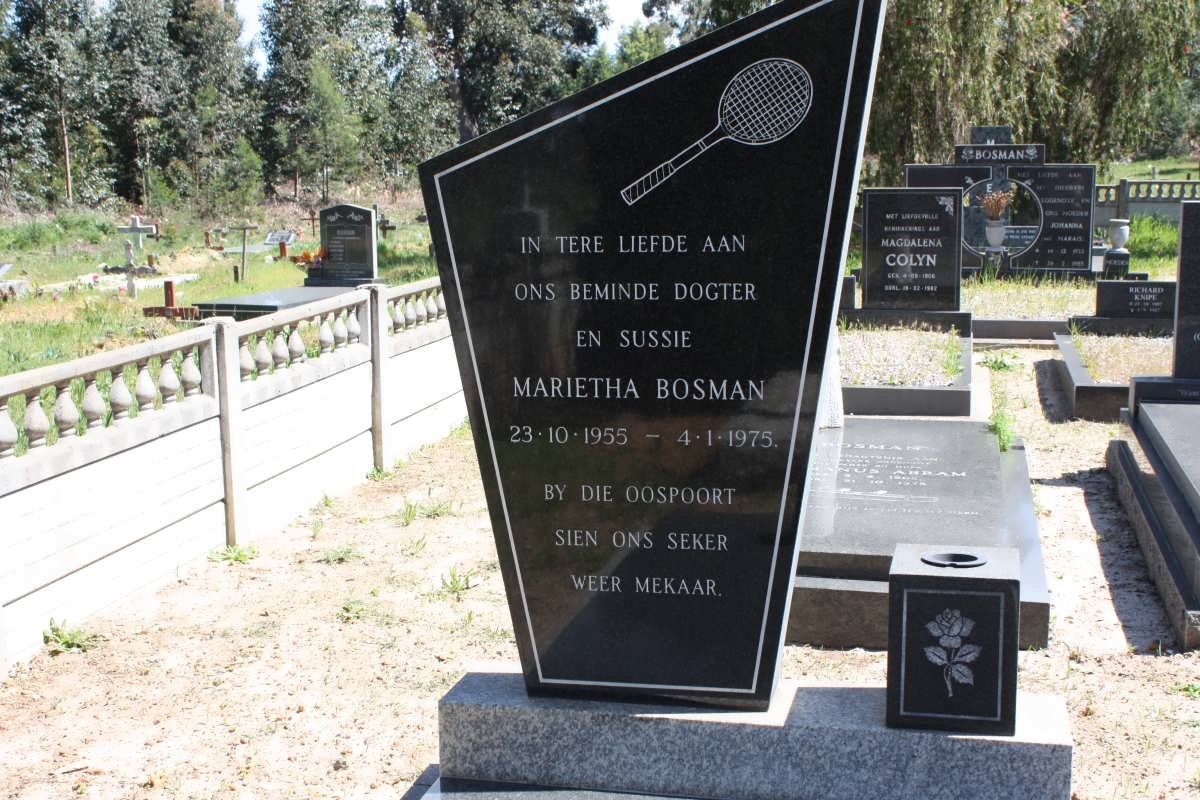 BOSMAN Marietha 1955-1975