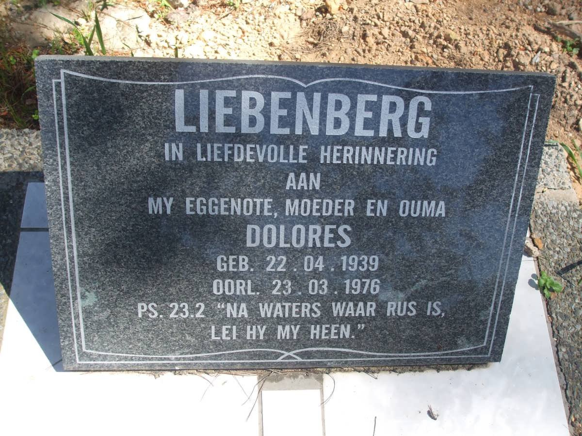 LIEBENBERG Dolores 1939-1976