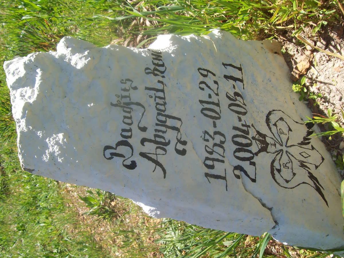 BAADTJIES Abygail René 1983-2004
