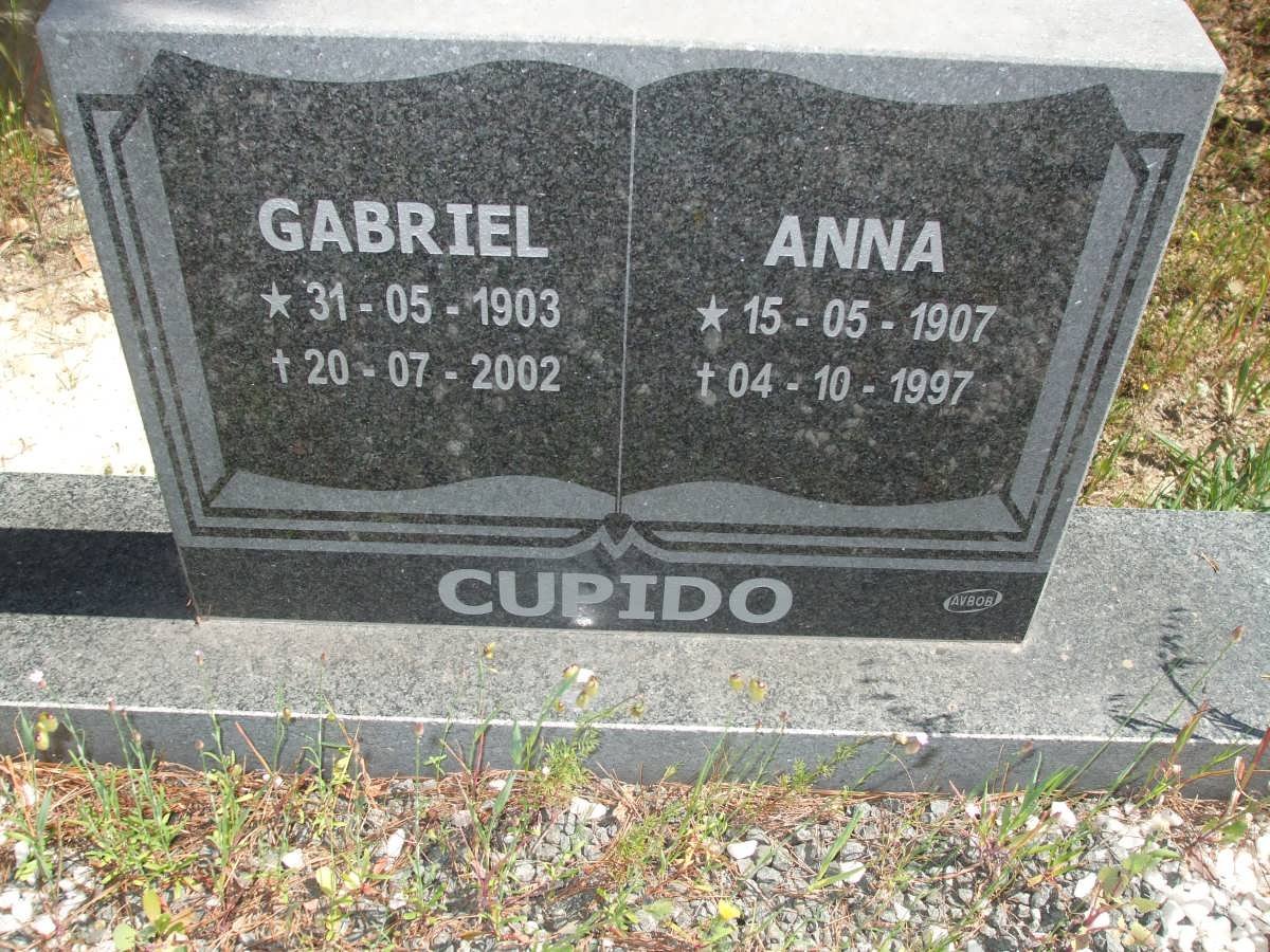 CUPIDO Gabriel 1903-2002 &amp; Anna 1907-1997
