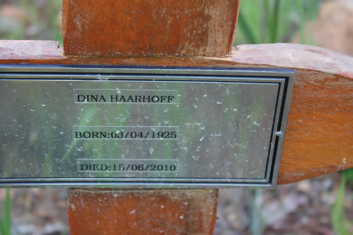 HAARHOFF Dina 1925-2010
