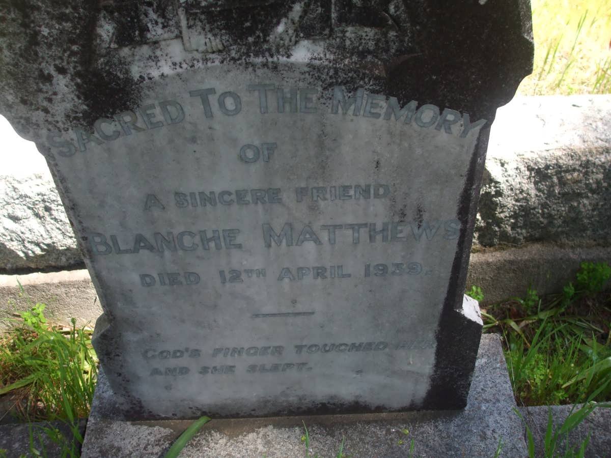 MATTHEWS Blanche -1939