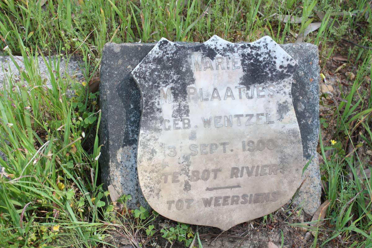 PLAATJES Marie M. nee WENTZEL -1900