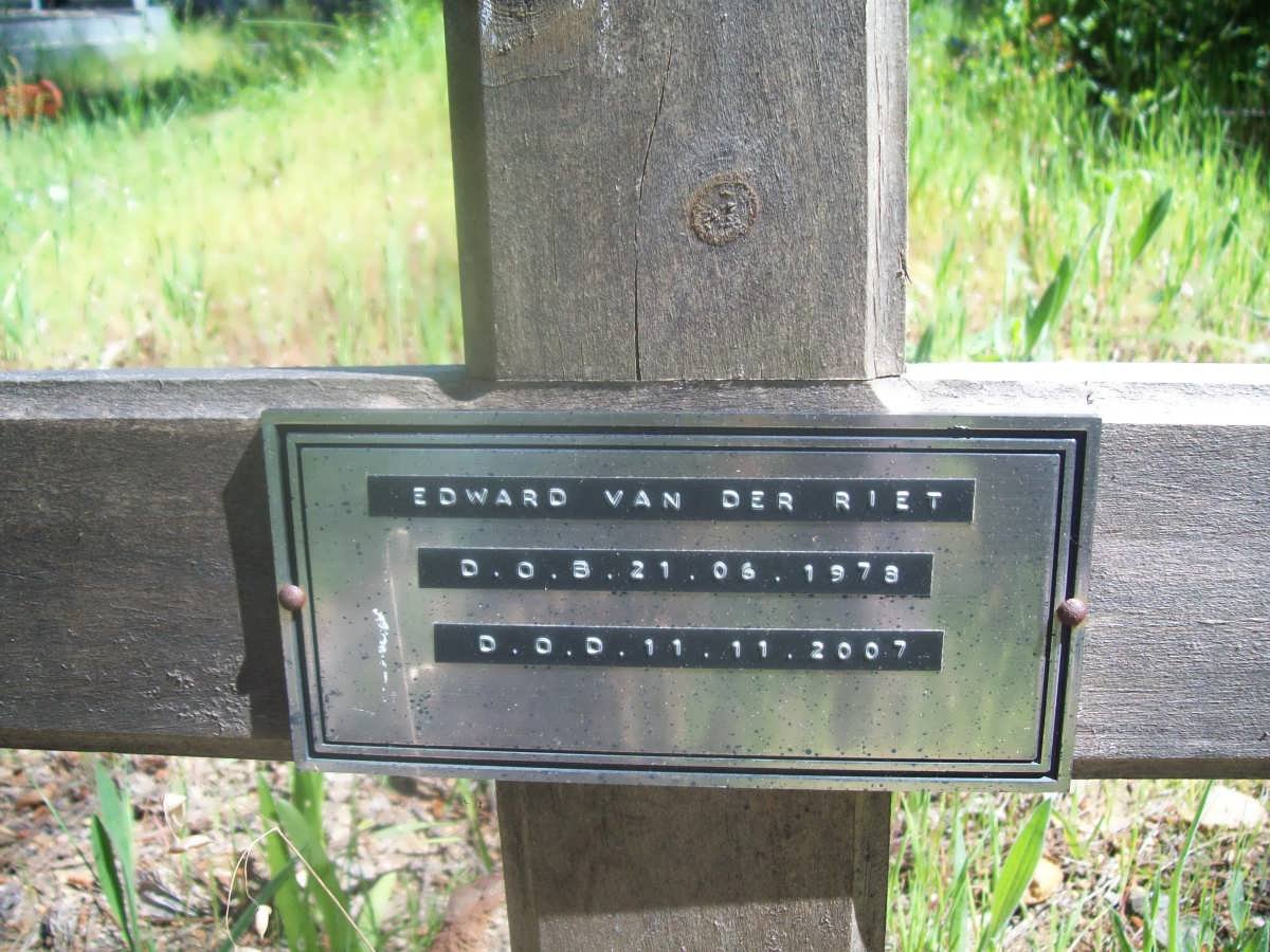 RIET Edward, van der 1978-2007