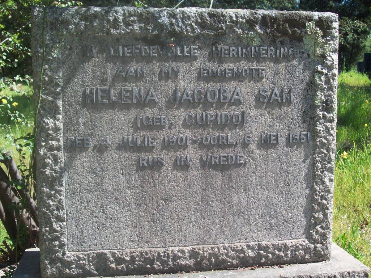 SAM Helena Jacoba, nee CUPIDO 1901-1951