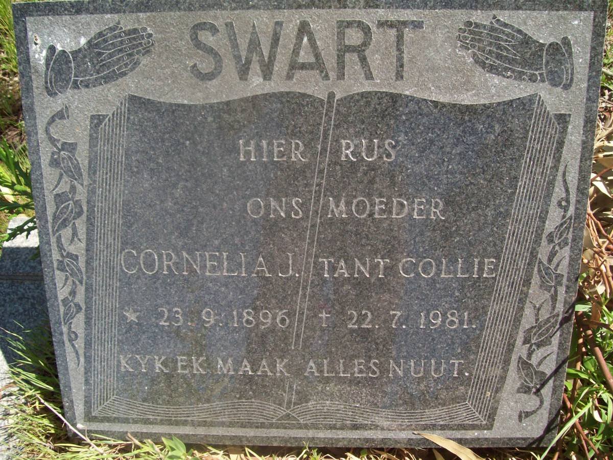 SWART Cornelia J. 1896-1981