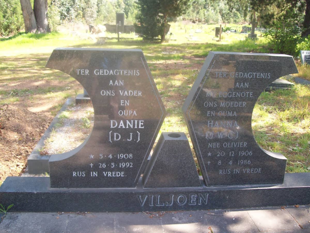VILJOEN D.J. 1908-1992 &amp; J.W.C. OLIVIER 1906-1986