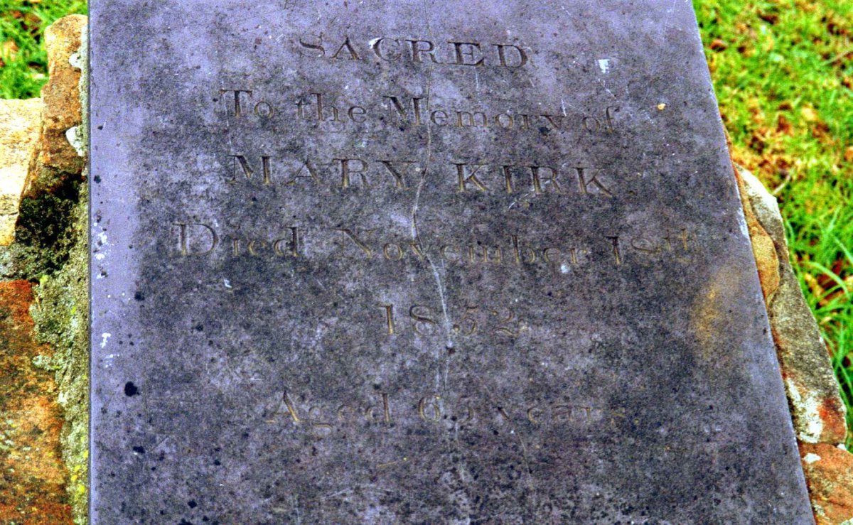 KIRK Mary -1852