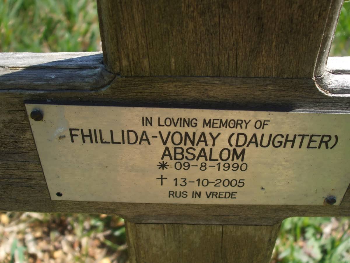 ABSALOM Fhillida-Vonay 1990-2005