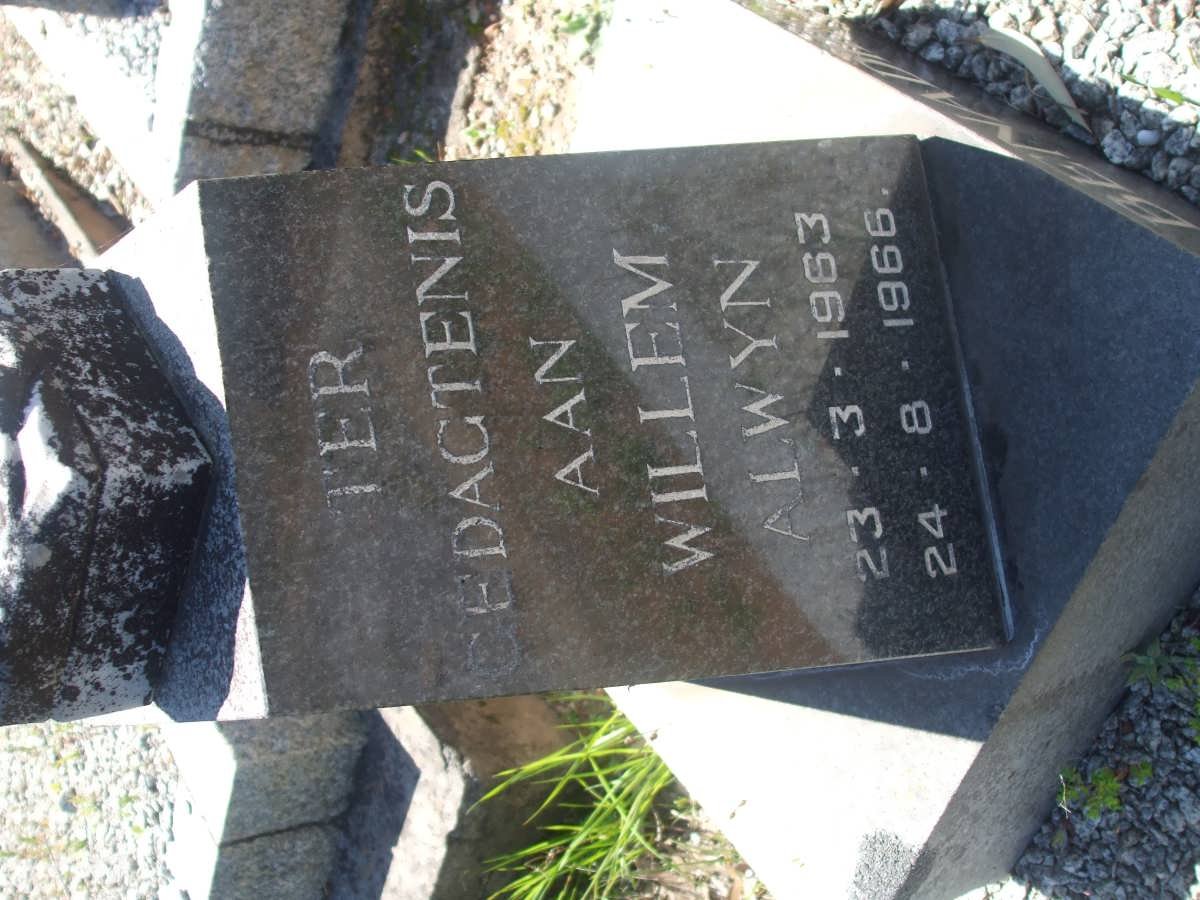 BENADIE Willem Alwyn 1963-1966