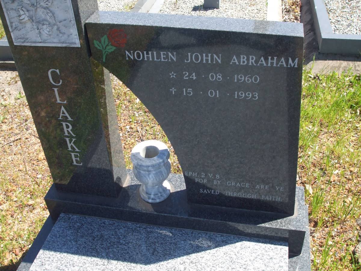 CLARKE Nohlen John Abraham 1960-1993