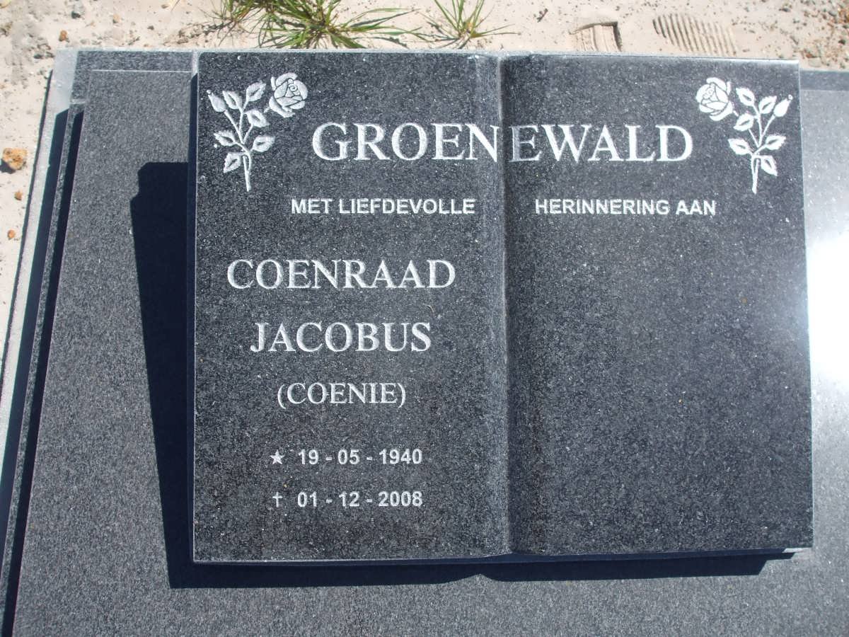 GROENEWALD Coenraad Jacobus 1940-2008