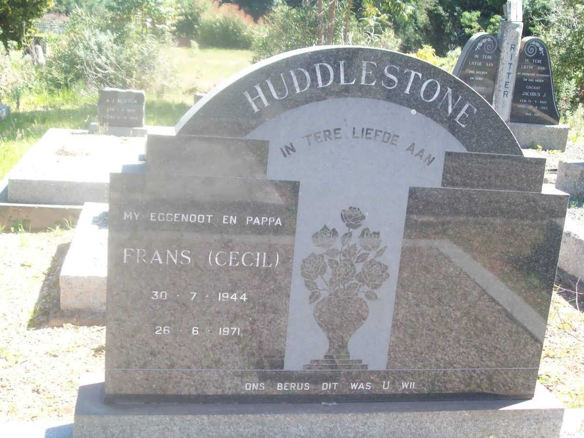 HUDDLESTONE Frans 1944-1971