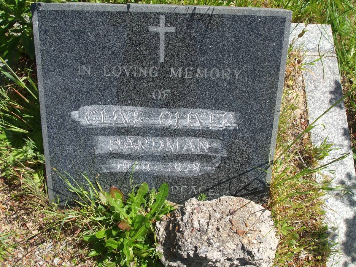 HARDMAN Clive Oliver 1929-1979